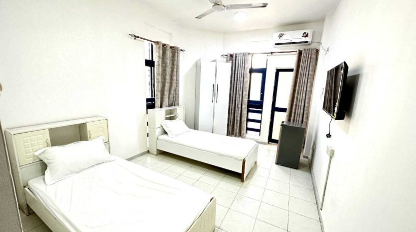 This picture shows a Semi-master room for rent in Al Qusais – Bin Daher