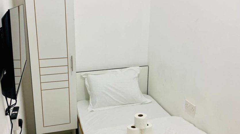 This picture shows a Small Room for Rent in Al Qusais Bin Daher