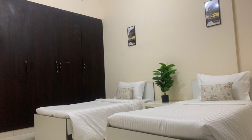 This picure for Master room in Al Qusais for rent.