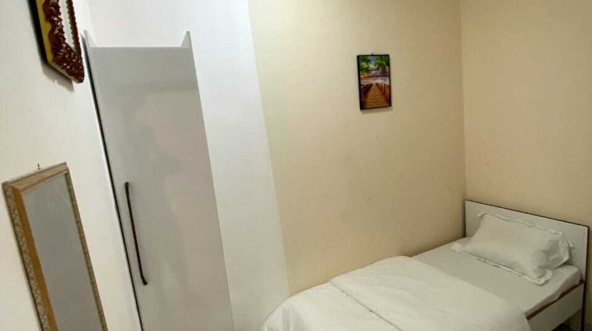 This picture includes a small room for males in Al Qusais