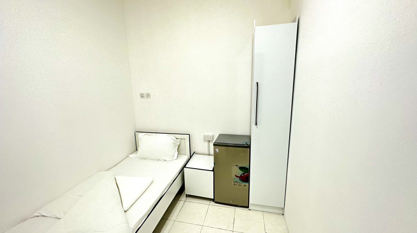 This picture shows a Affordable Small Room for Rent in Al Qusais – Bills Included