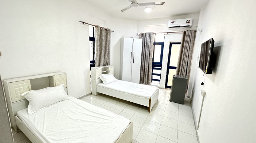 This picture about a semi-master room in Al Qusais for male tenants Bin Daher