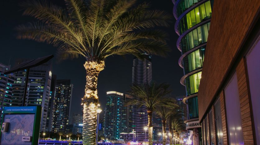 This picture shows Al Quoz in Dubai with article about rental costs and living